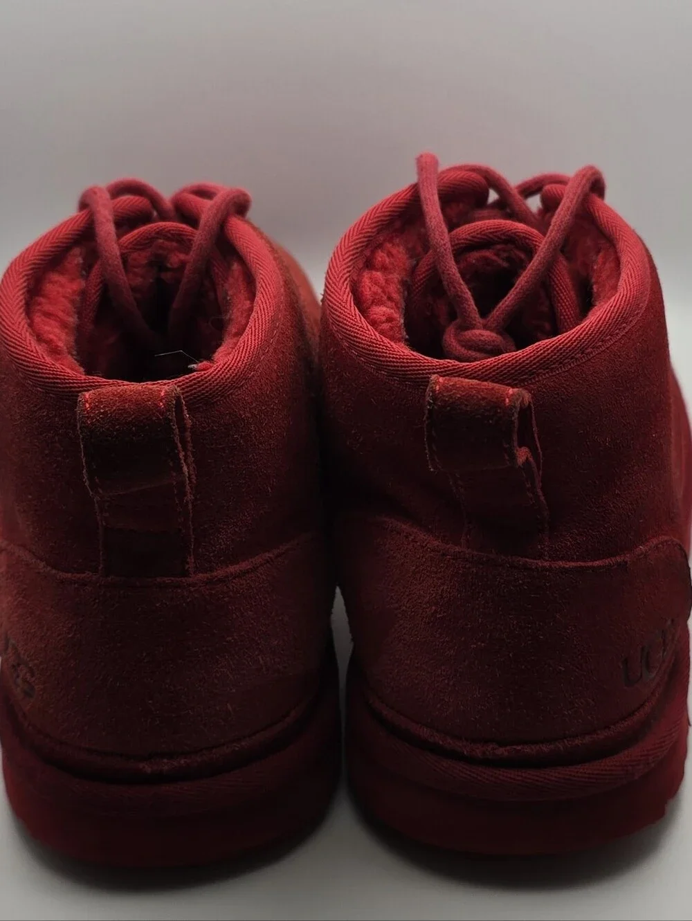 UGG Men's Red Suede Chukka Boots